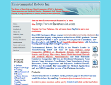 Tablet Screenshot of environmental-robots.com